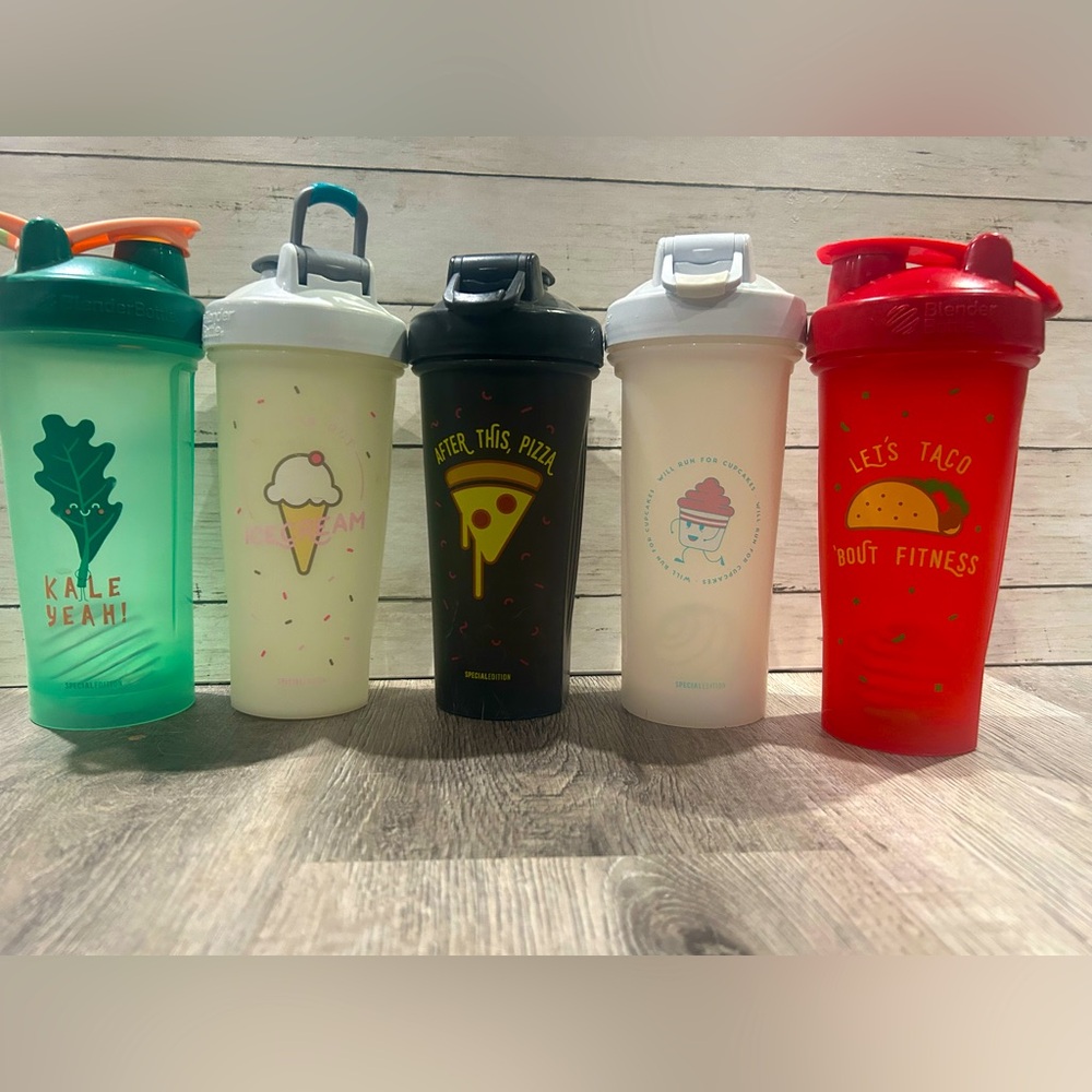 Blender Bottle Cups Gym Series with Shaker Ball Bundle 20oz